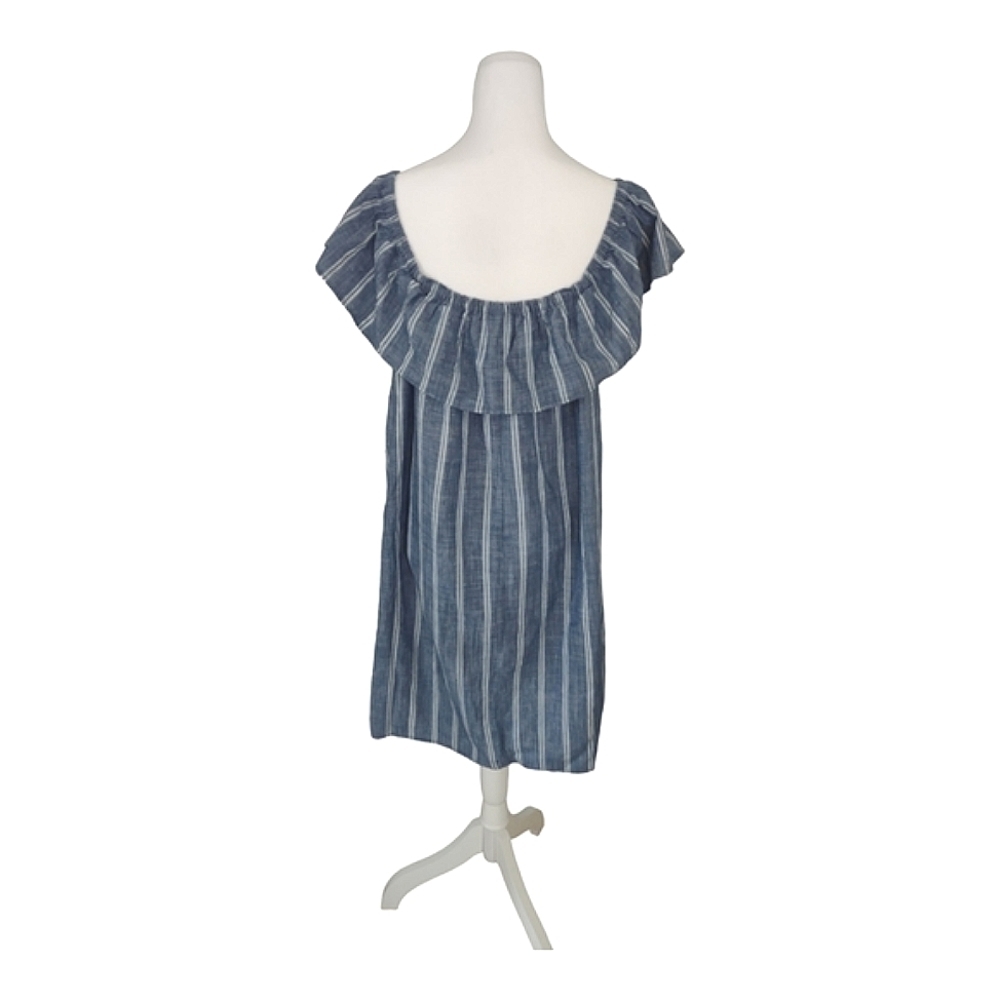 J. Crew Chambray Off the Shoulder Dress Size XXL - Picture 2 of 7
